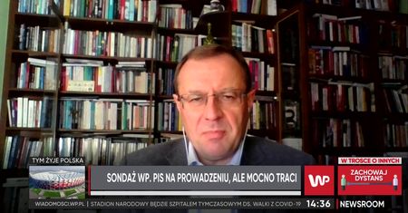 Sondaż dla WP. Antoni Dudek o spadku popracia dla PiS