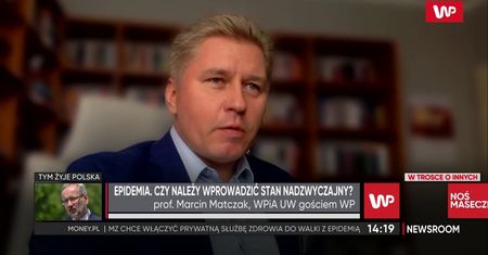 Koronawirus. Prof. Marcin Matczak o pomyśle wprowadzenia stanu nadzwyczajnego