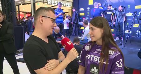 "Klatka po klatce" (on tour). KSW 55. Ostro na ważeniu zawodniczek. "Odsuń się, bo jest COVID"