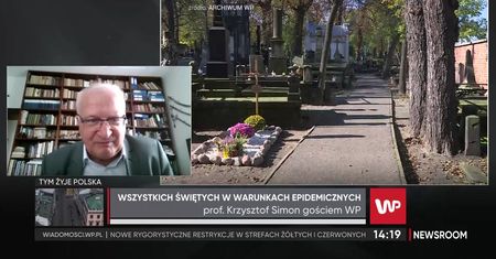 1 listopada cmentarze mają być otwarte. Prof. Simon ostrzega seniorów