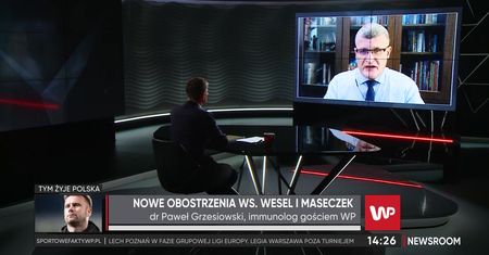 Dr Grzesiowski komentuje restrykcje dotyczące noszenia maseczek na zewnątrz. “Wirusa na ulicy nie spotkamy”
