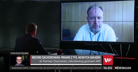 Koronawirus w Polsce. Dr Tomasz Ozorowski: liczba zakażeń może przekroczyć kilkanaście tysięcy