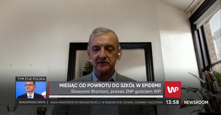 Koronawirus w szkole. Ministerstwo kłamie? Broniarz zwraca uwagę na jedną rzecz