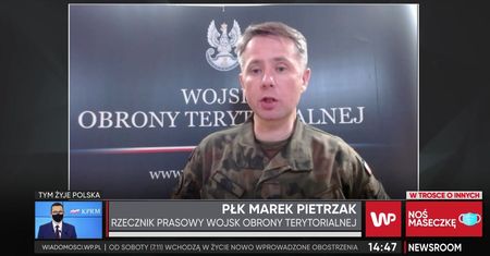 Koronawirus w Polsce. Rzecznik WOT o wsparciu "terytorialsów" w walce z epidemią