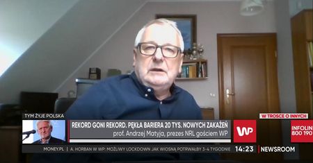 Ponad 20 tys. zachorowań! Prof. Matyja: przestaliśmy sobie radzić