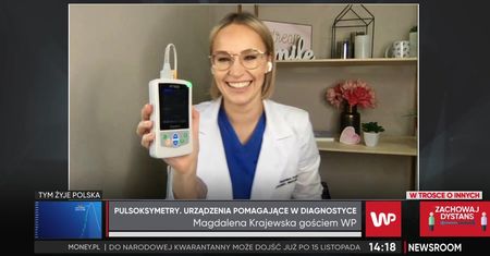 Czym jest pulsoksymetr? Jak działa i czy potrzebujemy go w domu? Magdalena Krajewska odpowiada