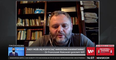 Koronawirus. Nowe obostrzenia. Dr Franciszek Rakowski: Nie powinniśmy przekroczyć 29 tys. zakażeń dziennie