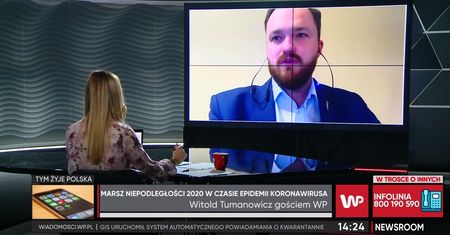 Marsz Niepodległości mimo pandemii? Witold Tumanowicz o "spontanicznym spacerze"