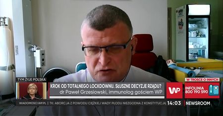 Koronawirus. Dr Paweł Grzesiowski ocenił nowe obostrzenia rządu