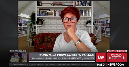 Jolanta Kwaśniewska po wyroku TK ws. aborcji: zaczyna się piekło kobiet