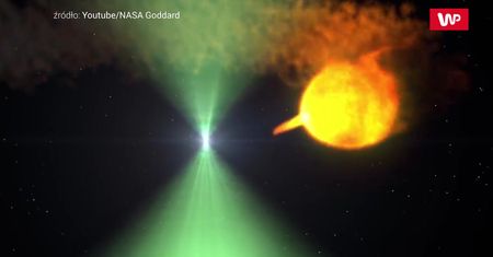 Osobliwy układ gwiezdny. Pulsar pochłania materię swojego sąsiada
