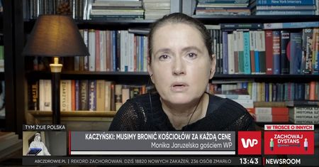 Monika Jaruzelska komentuje wystąpienie Kaczyńskiego. "To próba zaognienia konfliktu"