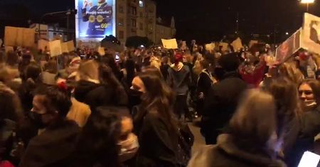 Protesty w Bydgoszczy. Tłum zebrał się w centrum miasta