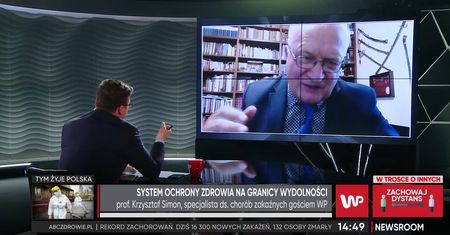 Koronawirus w Polsce. Prof. Simon komentuje obecną sytuację szpitali w Polsce