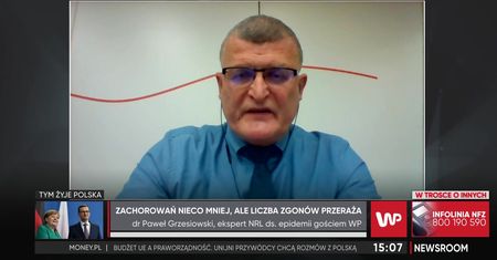 Dr Grzesiowski: "Ozdrowieniec nie jest zwolniony z noszenia maseczki"(WIDEO)