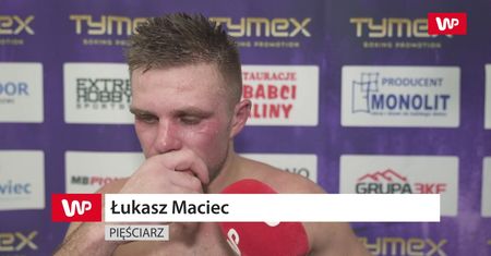 Tymex Boxing Night. Łukasz Maciec wrócił do ringu. "Nie spodziewałem się takiego przeciwnika"