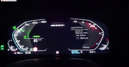 BMW M850i 4.4 530 KM (AT) - pomiar zużycia paliwa