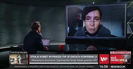 Klementyna Suchanow o pracownikach TVP: "Psy"