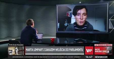 Suchanow o zamknięciu sejmowych drzwi przed Lempart. "Jest czarna lista"