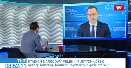 Koronawirus w Polsce. Burza wokół Stadionu Narodowego. Cezary Tomczyk: to sytuacja niebywała
