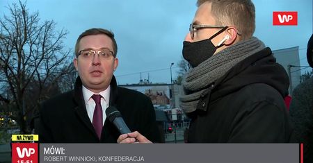 Marsz Niepodległości w Warszawie: Robert Winnicki o zajściach na rondzie de Gaulle'a