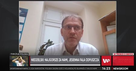 Koronawirus. Prof. Tomasiewicz: "Nie jestem przekonany co do tego, że najgorsze za nami"