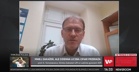 Prof. Tomasiewcz: "Cokolwiek ma tę epidemię skończyć to właśnie szczepionka" (WIDEO)