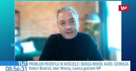 Kontrowersyjny wpis Roberta Biedronia o Janie Pawle II. Tak się tłumaczy