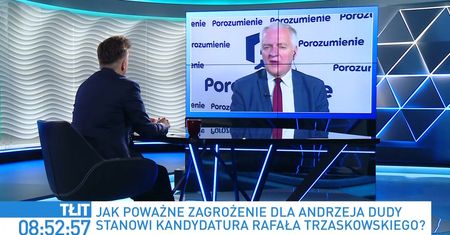 Debata prezydencka 2020. Jarosław Gowin: Andrzej Duda musi być sobą