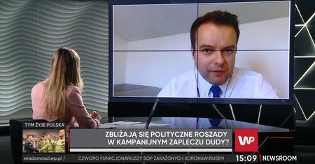 Wybory prezydenckie 2020. Przepychanka w studio. Rafał Bochenek był pytany o Przemysława Czarnka