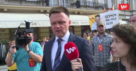 Wybory 2020. Hołownia o debacie z Dudą: "Pan prezydent nie zniży się do tego poziomu"