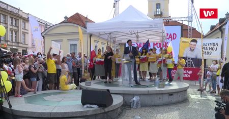 Wybory 2020. Przecięte szlaki dwóch kandydatów. Hołownia i Duda razem w Białymstoku