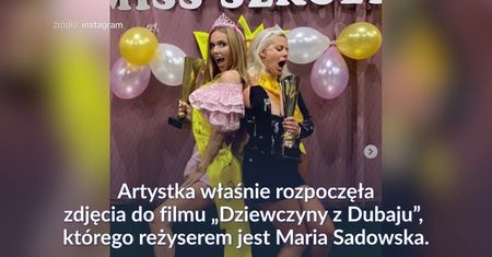 Doda weszła na plan swojego filmu. Pokazała pierwsze ujęcia