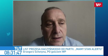 Grzegorz Schetyna o liście Jarosława Kaczyńskiego: krzyk rozpaczy