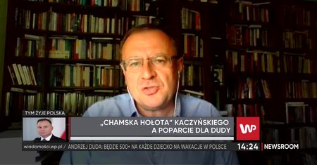 Wybory 2020 r. prof. Antoni Dudek: Jarosław Kaczyński mówiąc o "chamskiej hołocie" nie pomógł A. Dudzie