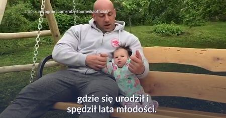 #dziejesiesporcie: tak Hardkorowy Koksu bawi się z córeczką