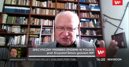 Prof. Krzysztof Simon: "premier nie ma prawa mówić, że poradziliśmy sobie z epidemią"