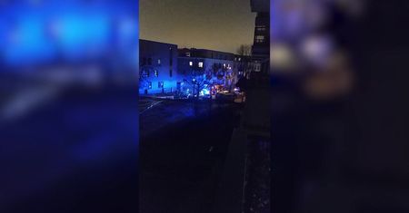 Warszawa. Pożar na Białołęce
