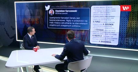 Stanisław Karczewski alarmuje o upartyjnieniu Senatu. Nowy marszałek odpowiada