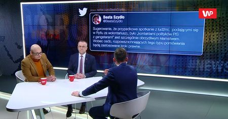 Beata Szydło podaje rękę gangsterowi. Michał Kamiński komentuje