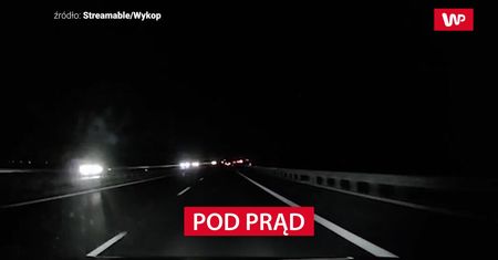 Pod prąd na S8. Zobacz nagranie