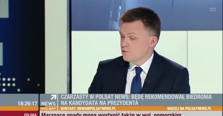 Robert Biedroń kandydatem na prezydenta. Reakcja Szymona Hołowni