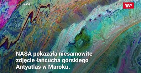 Piękne zdjęcie z satelity