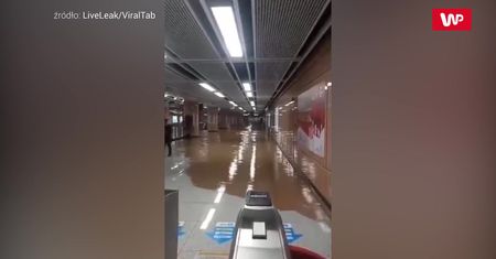 Metro pod wodą. Przerażające nagranie świadka