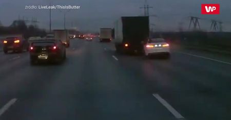 Aż poszły iskry. Szokujący wypadek pod Moskwą