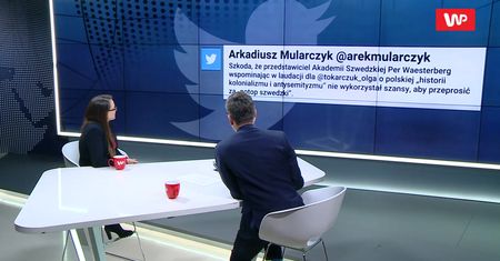 "Poziom absurdu sięgnął zenitu". Agnieszka Pomaska oburzona wpisem Arkadiusza Mularczyka po Noblu dla Olgi Tokarczuk