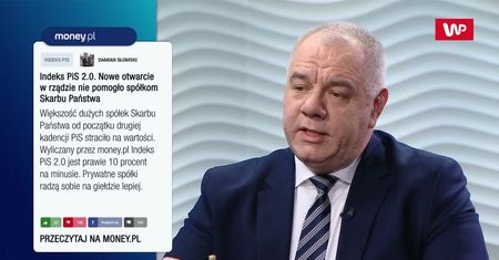Spółki Skarbu Państwa tracą na wartości. "To nie jest efekt Sasina"