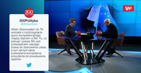 Michał Kamiński zdumiony decyzją prezes TK Julii Przyłębskiej