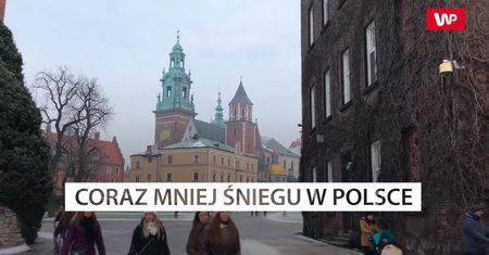 Coraz mniej śniegu w Polsce