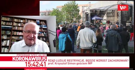 Koronawirus w Polsce. Prof. Krzysztof Simon skomentował tłumy na koncercie w Ciechanowie